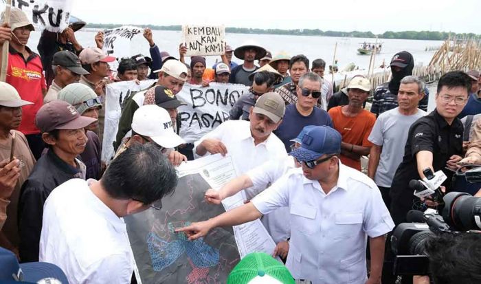 Tinjau Pagar Laut Bekasi, Menteri ATR/BPN Janji Bertindak Tegas