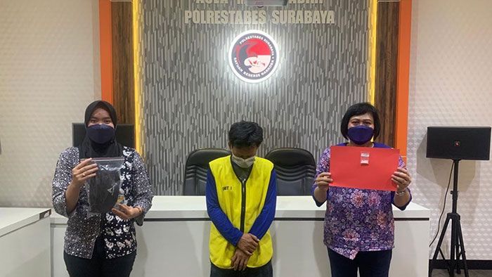 Transaksi Sabu, Satresnarkoba Polrestabes Surabaya Tangkap Kuli Bangunan