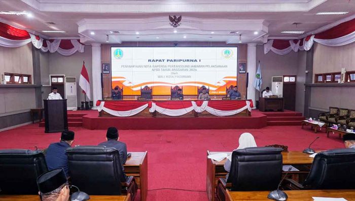 5 Tahun Raih WTP, Pemkot Pasuruan Sampaikan Raperda Pertanggungjawaban APBD 2024
