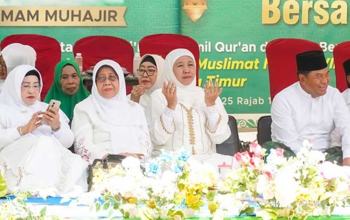 Istighosah dan Doa Bersama Ribuan Muslimat NU Bangil, Khofifah Ajak Perbanyak Ibadah di Bulan Rajab