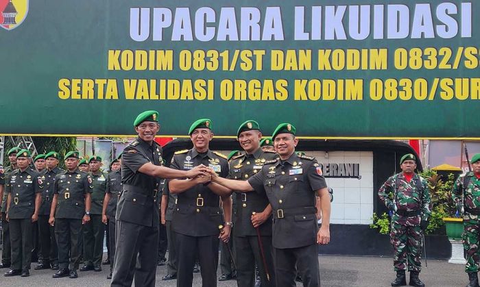 Maksimalkan Koordinasi, Tiga Kodim di Surabaya Dilikuidasi