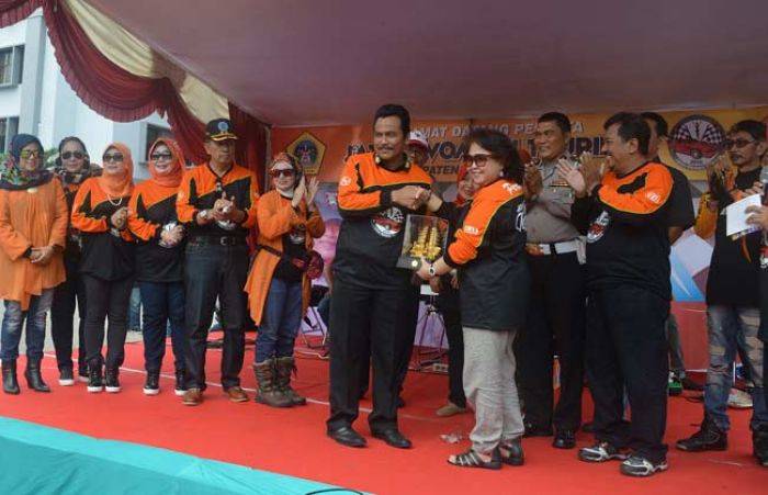 Rombongan Women Touring Perwira Jatim 2016 Mampir ke Gresik, Wabup Tawarkan Investasi Wisata