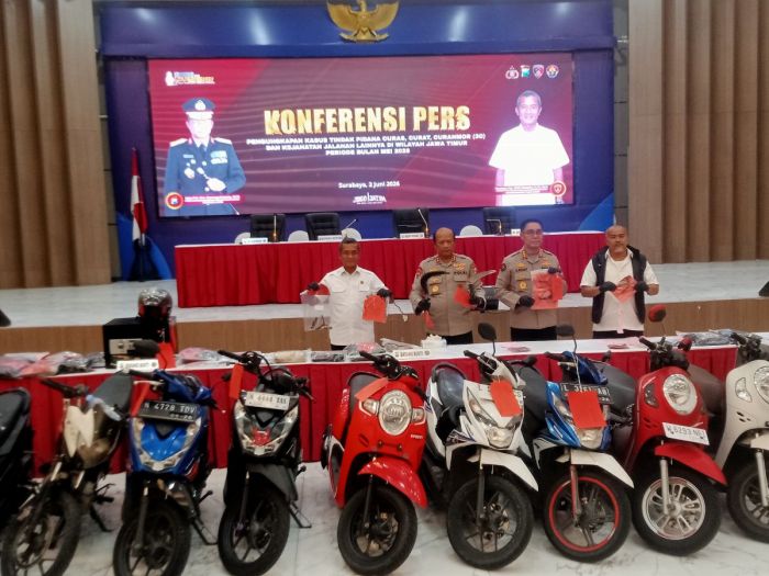 Polda Jatim Ungkap 320 Kasus Kejahatan Jalanan Selama Mei 2026