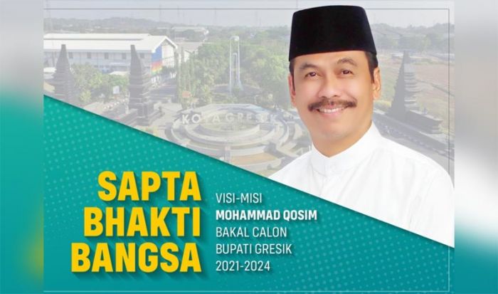 Qosim Usung Program Sapta Bhakti Bangsa di Pilbup Gresik 2020, Apa Saja?