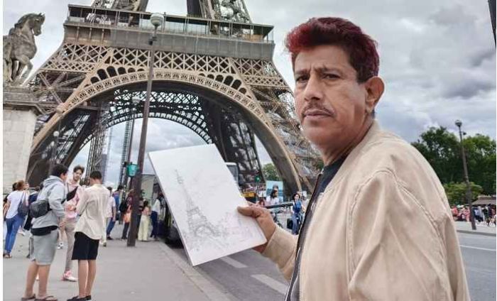 Hamid Nabhan: Impian Saya Membuat Sketsa Menara Eiffel Terkabul