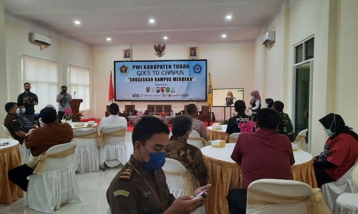 Sukseskan Kampus Merdeka, PWI Tuban Hadir di Universitas PGRI Ronggolawe