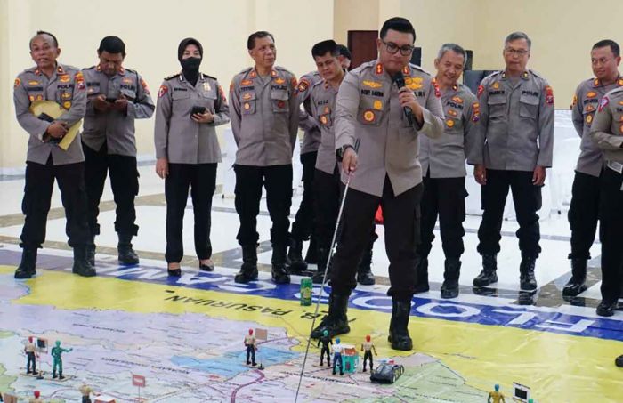 Jelang Nataru, Polresta Sidoarjo Gelar Latpra Ops Lilin Semeru 2022