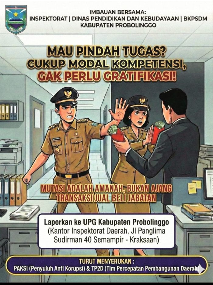ASN Pemkab Probolinggo Mendadak Unggah Gambar Tolak Jual Beli Jabatan, Ada Apa?
