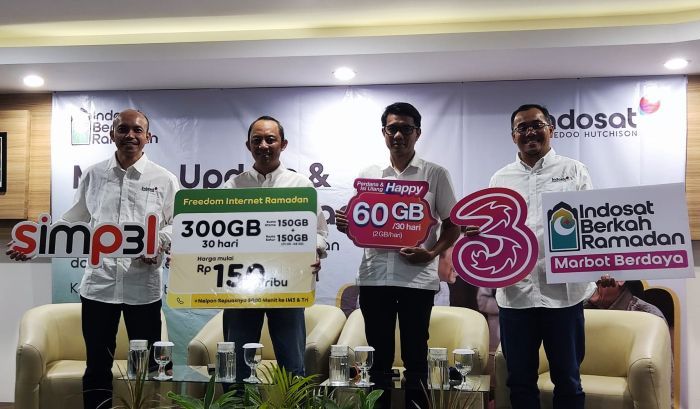 Duet IM3 dan Tri Hadirkan Paket Spesial hingga Program Sedekah Kuota di Ramadan