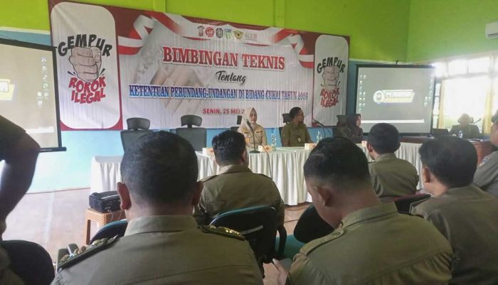 Gempur Rokok Ilegal: Satpol PP Kabupaten Kediri Dibekali Bimtek Cukai