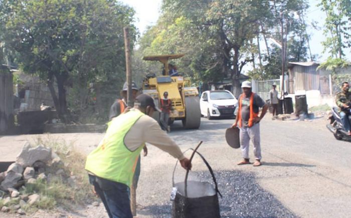 DPU Bina Marga Pasuruan Terus Lakukan Perbaikan di Sejumlah Ruas Jalan