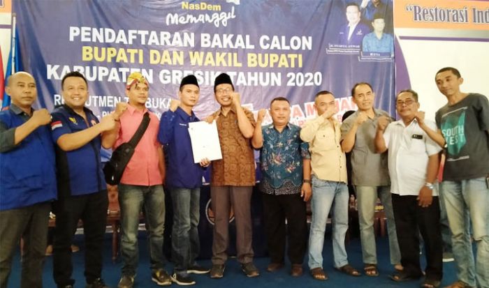 Kembalikan Formulir Bacabup di Nasdem, Nadir Optimis Dapat Rekom