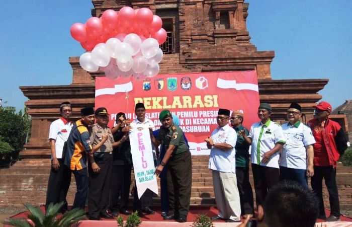 Polsek Beji Pasuruan Gelar Deklarasi Damai Pemilu 2019