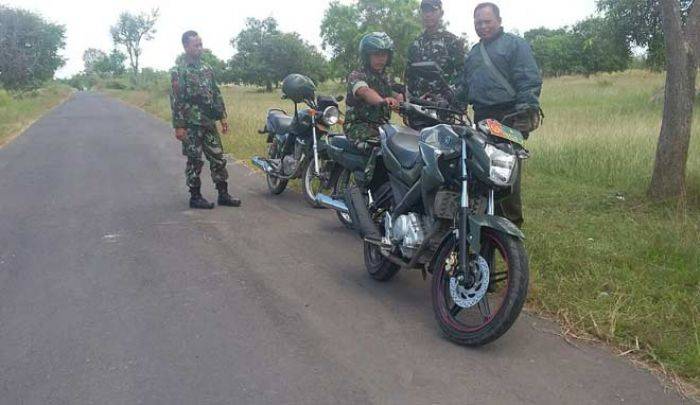 Danramil Labang Ajak Babinsa Patroli ke Daerah Rawan