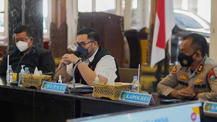 Optimis Turunkan Level PPKM, Pemkab Kediri Pantau Tiap Kecamatan