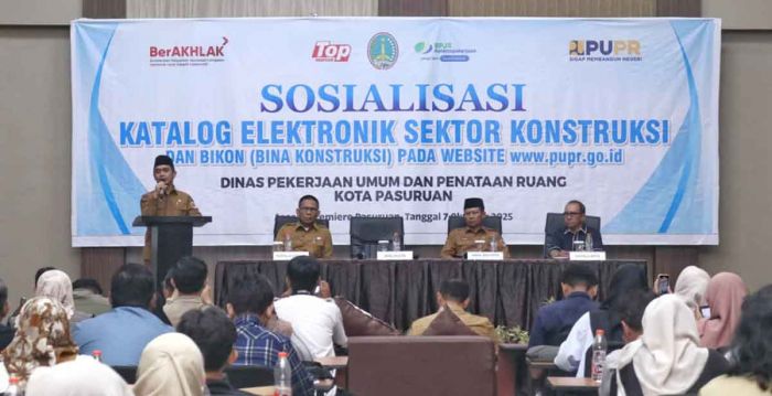 Sosialisasikan Katalog Elektronik Konstruksi, Wali Kota Pasuruan Dorong Tata Kelola Digital
