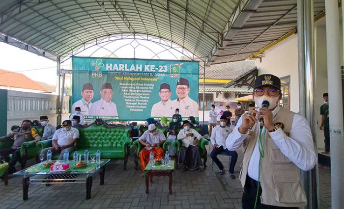 Bupati Ra Latif Apresiasi Kegiatan Vaksinasi Covid-19 DPC PKB Bangkalan