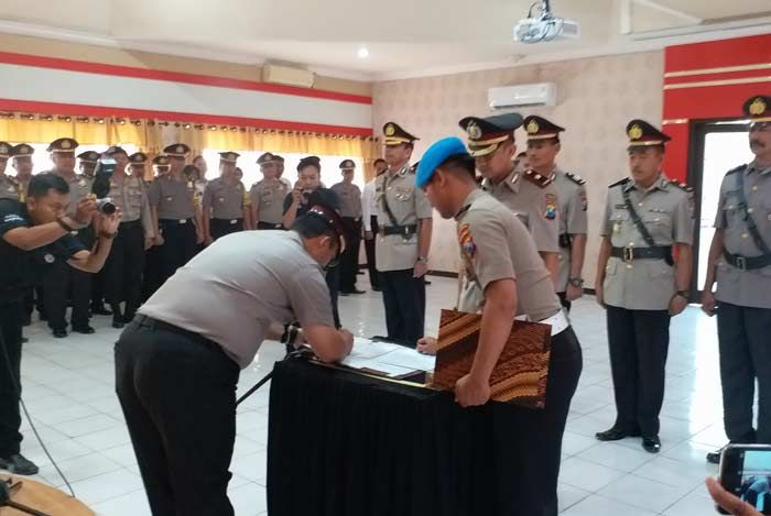 Sejumlah Pejabat Jajaran Polres Bangkalan Dirotasi, Kapolres Pimpin Sertijab