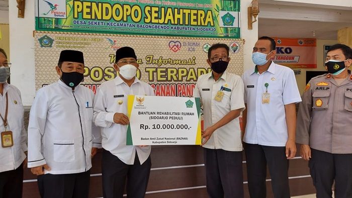 Respons Cepat, Pemkab Sidoarjo Bantu Renovasi Rumah Warga Sebatang Kara