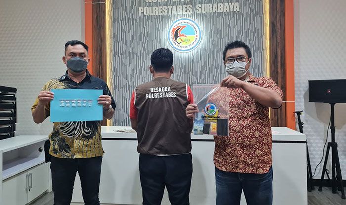 Miliki Sabu Siap Edar, Warga Putat Jaya Barat Surabaya Ditangkap Polisi