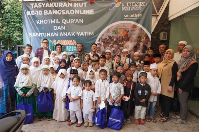 Khotmil Quran dan Santunan Anak Yatim Awali Rangkaian HUT ke-10 BANGSAONLINE