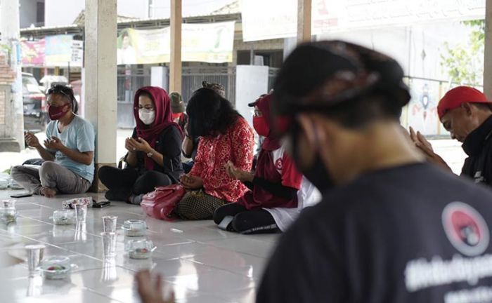 Relawan Militan Bersama BKN dan Sekretaris DPD PDIP Jatim Gelar Doa Bersama untuk Kelana-Astutik