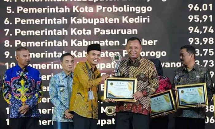 Pemkab Kediri Raih Penghargaan Terbaik Keterbukaan Informasi Publik