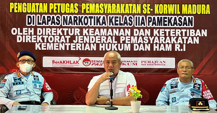 Direktur Kamtib Ditjenpas Beri Penguatan UPT Pemasyarakatan se-Korwil Madura