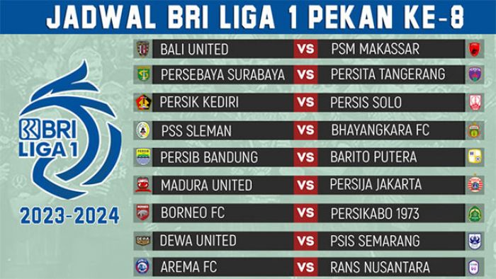 Jadwal Liga 1 2023-2024, 11-14 Agustus 2023: Bali United vs PSM Makassar, Persebaya Jumpa Persita