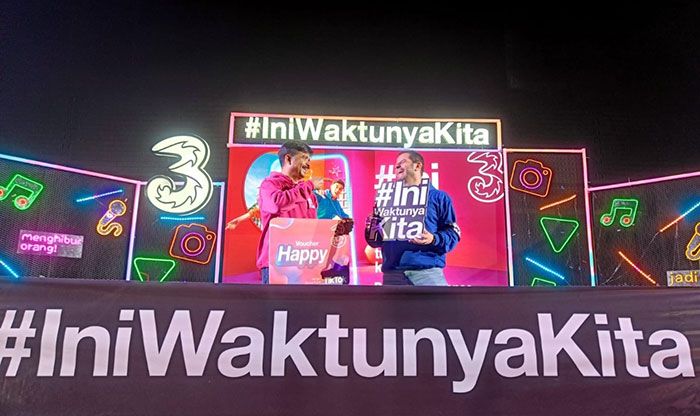 Dukung Gerakan #IniWaktunyaKita, Tri Launching Perdana Happy