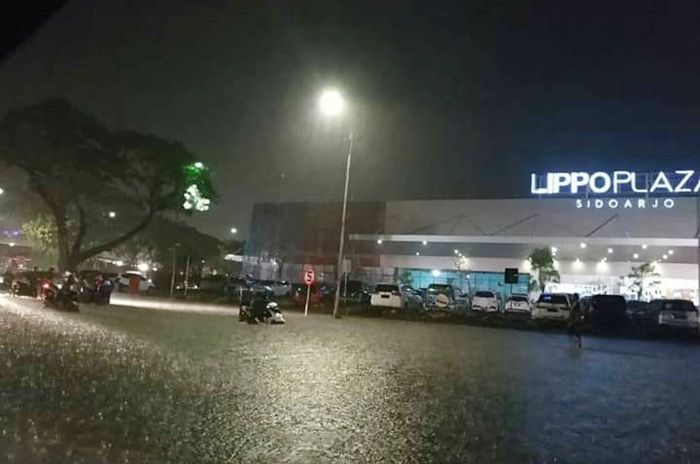 Tiga Jam Diguyur Hujan, Ketinggian Air di Sidoarjo Capai 30 Cm