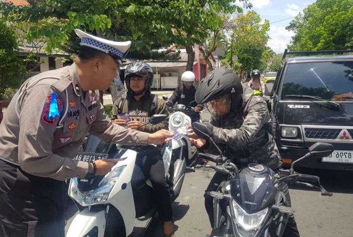 Satlantas Polres Blitar Kota: Pengendara di Bawah Umur Dominasi Pelanggaran Operasi Zebra Semeru