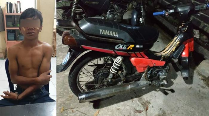 Nekat Mencuri Motor di Wonoayu, Remaja Asal Mojokerto Babak Belur Dihajar Warga