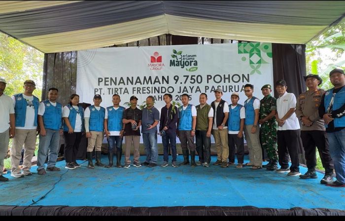Perkuat Konservasi Air dan Cegah Bencana, PT Tirta Fresindo Jaya Tanam 9.750 Pohon di Lereng Puspo