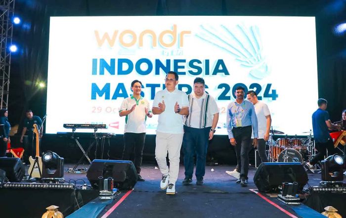 Pj Gubernur Jatim Buka Indonesia Masters II 2024-BWF Tour Super 100