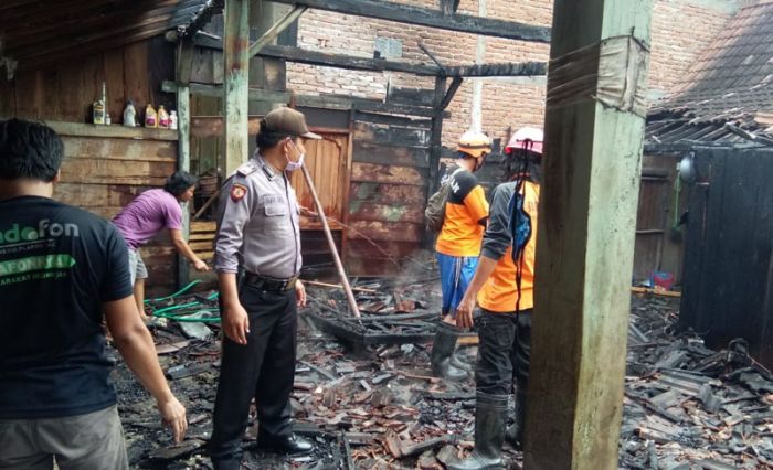 Rumah Seorang Petani di Ngawi Ludes Terbakar saat Ditinggal ke Ladang