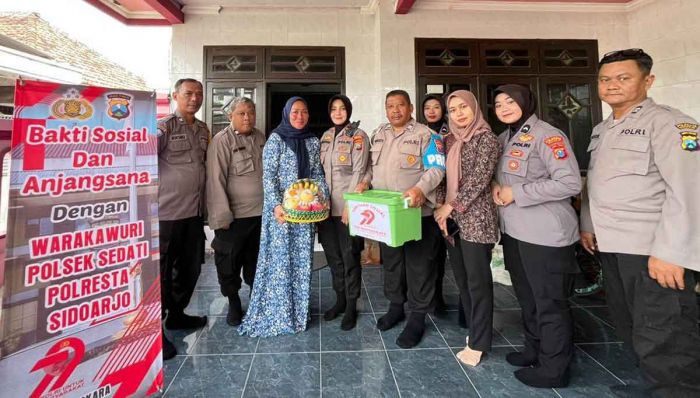 Peringati Hari Bhayangkara ke-79, Polsek Sedati Gelar Bhakti Sosial dan Anjangsana ke Warakawuri Peringati Hari Bhayangkara ke-79, Polsek Sedati Gelar Bhakti Sosial dan Anjangsana ke Warakawuri
