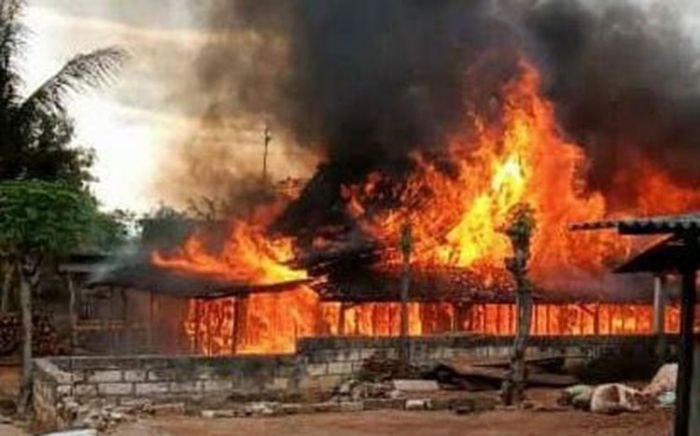 Dua Rumah dan Kandang Sapi di Tuban Hangus Terbakar, Korban Telan Kerugian Ratusan Juta