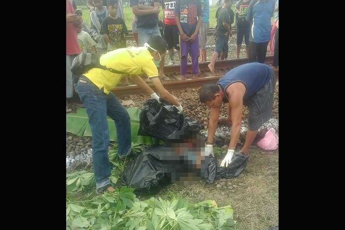 Pria Paruh Baya Tabrakkan Diri di Perlintasan KA Stasiun Bohar, Tewas Mengenaskan