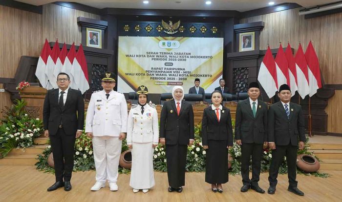 Gubernur Khofifah Minta Wali Kota-Wakil Wali Kota Mojokerto Selaraskan RPJMD