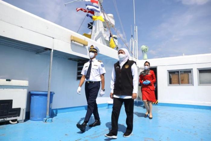 Dorong Ekonomi dan Pariwisata, ​Gubernur Khofifah Resmikan Dermaga MB IV Pelabuhan Ketapang