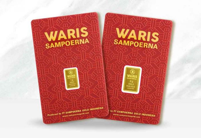 Turun Lagi, Harga Emas Waris Sampoerna 0,5 Gram Hari Ini Rp999.000