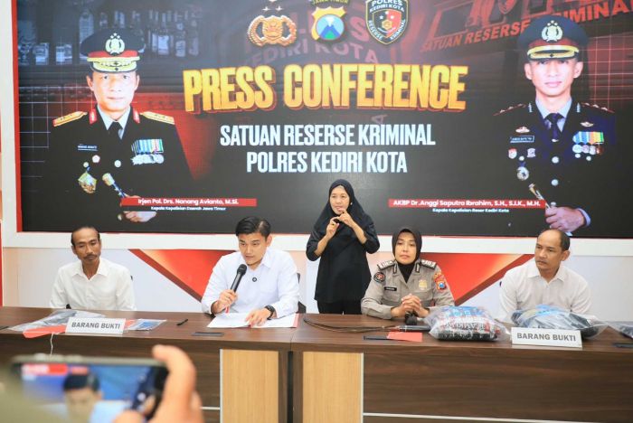 Polres Kediri Kota Amankan Sejoli Pembuat Konten Pornografi yang Dijual di Telegram