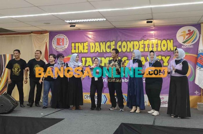 Peringati HUT ke-2, ILDI Kota Kediri Gelar Lomba Line Dance