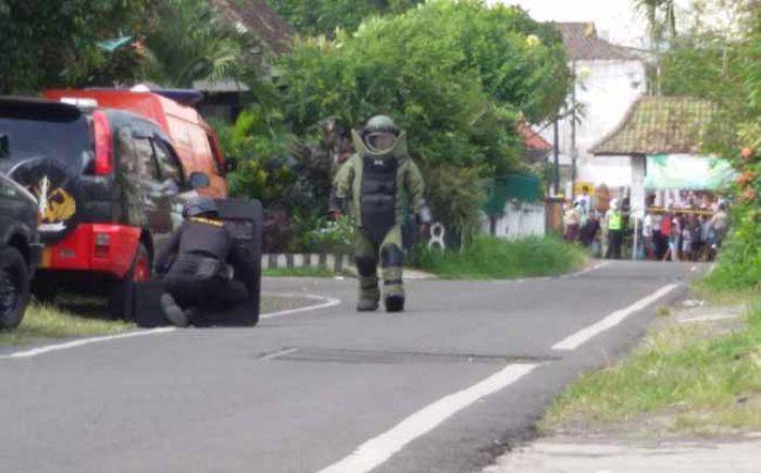 Benda Mirip Bom di Jalan Songgoriti Lowokwaru Tidak Berbahaya