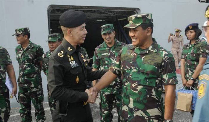Kepala Staf Koarmada II Terima Kunjungan Thainesia Military Medicine ke-5