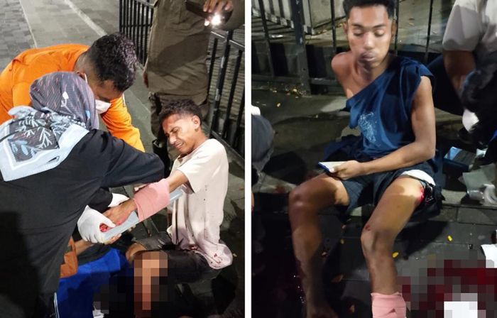 2 Pemuda Asal NTT Jadi Korban Pembacokan di Kota Lama Surabaya Hingga Bersimbah Darah