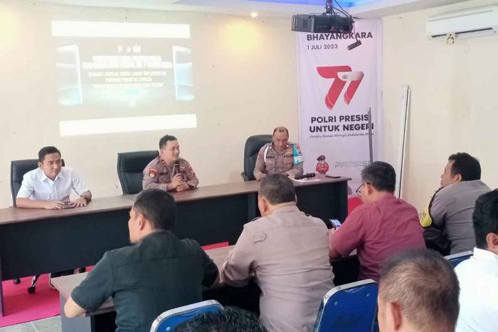 Implementasikan Program Polri, Propam Polres Gresik Gencar Sosialisasikan Perpol No 7 Tahun 2023