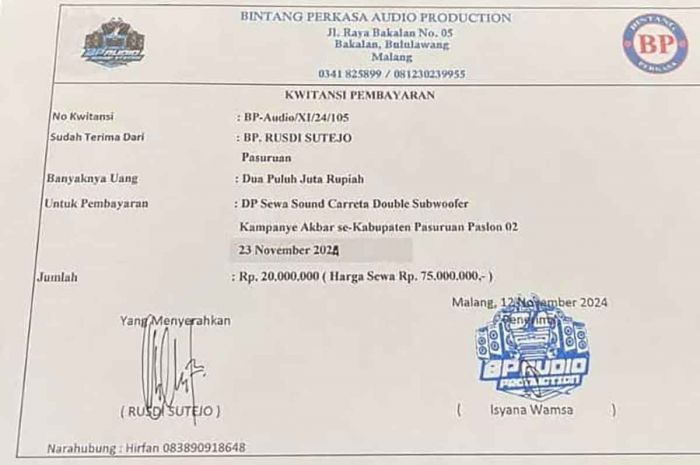 Pawai Sound Horeg 2 Paslon di Kabupaten Pasuruan Tak Jelas, Polisi Belum Ambil Sikap