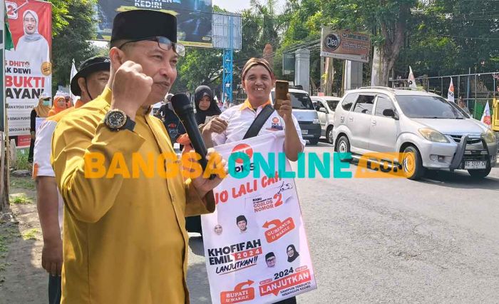 Gelar Flashmob, Cara Unik PKS Kabupaten Kediri Kampanyekan Jagonya